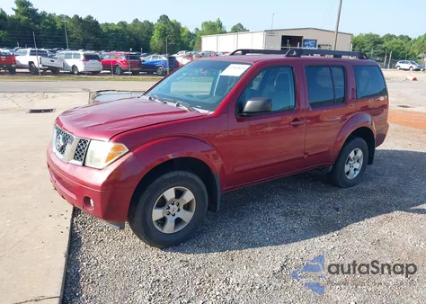 2007 Nissan Pathfinder S z USA, uszkodzony, nr VIN 5N1AR18W87C609222